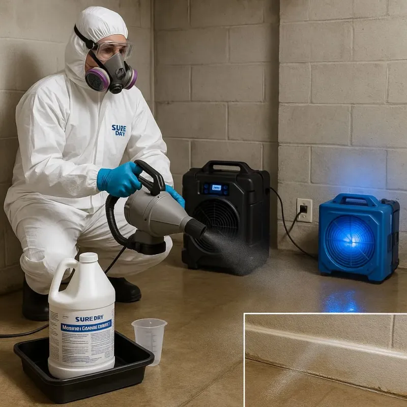 Sanitization and Odor Removal process in Lake Shore, MN